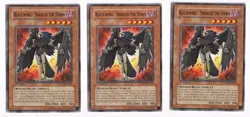 Yugioh- 3X Blackwing - Sirocco the Dawn - Common - 1st- CRMS-EN010 - NM - Image 1