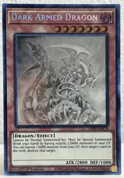 YuGiOh! Dark Armed Dragon Ghost Rare GFP2-EN179 English 1st Edition NM - Image 1