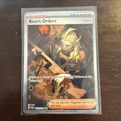 Boss's Orders 265/193 Paldea Evolved Holo Full Art Secret Rare Pokemon Card - Image 1