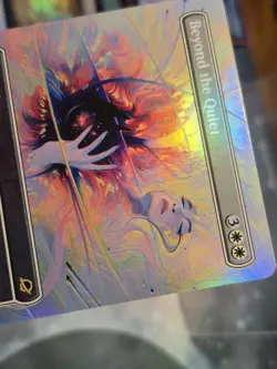 FOIL 0303 Beyond the Quiet SURREAL SPACE BORDERLESS Edge of Eternities MTG Card - Image 2