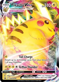 Pikachu VMAX SWSH286 Celebrations Promo Pokemon Card NM - Image 1