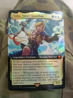 Tidus, Yuna's Guardian Foil - FIC 0005 NM - MTG Magic Mint Pack Fresh!! - Image 1