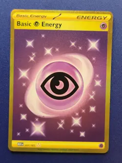 Pokemon TCG Basic Psychic Energy 207/165 Sv: Scarlet & Violet 151 Hyper Rare NM - Image 1