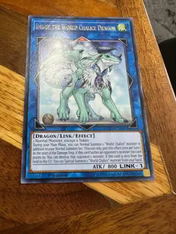 Imduk the World Chalice Dragon COTD-EN047 1st Edition Rare LP + BONUS - Image 3