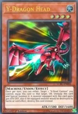 Y-Dragon Head - LCKC-EN006 - Ultra Rare - 1st Edition NM YuGiOh!  Legendary Coll - Image 2