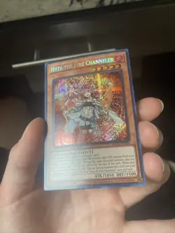 Yugioh Hiita the Fire Channeler MP24-EN094 Prismatic Secret Rare 1st Ed NM - Image 3