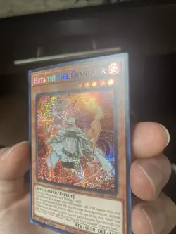 Yugioh Hiita the Fire Channeler MP24-EN094 Prismatic Secret Rare 1st Ed NM - Image 4