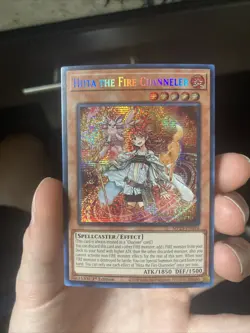 Yugioh Hiita the Fire Channeler MP24-EN094 Prismatic Secret Rare 1st Ed NM - Image 8