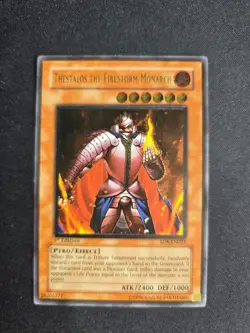 Yu-Gi-Oh Thestalos the Firestorm Monarch RDS-EN021 Ultimate Rare 1st Ed. Played - Image 1