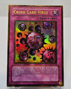 Crush Card Virus GLD1-EN038 Gold Rare Limited Edition Yugioh 6204 - Image 14