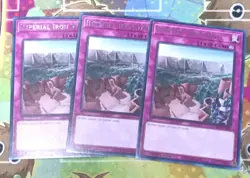*** 3X IMPERIAL IRON WALL 3X *** PLAYSET 1ST EDITION RARE TAMA-EN056 YUGIOH! - Image 2