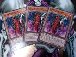 Yu-gi-oh! TCG 3x Blast Magician SBC1-ENA04 x3 COMMON YUGIOH! NM - Image 1