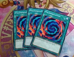Yu-gi-oh! TCG 3x Polymerization (B) SBC1-ENB13 x3 COMMON YUGIOH! FUSION SPELL NM - Image 1