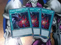 Yu-gi-oh! TCG 3x Fusion Weapon SBC1-ENI29 x3 COMMON YUGIOH! NM - Image 1