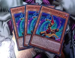 Yu-gi-oh! TCG 3x Legion the Fiend Jester SBC1-ENG07 x3 COMMON YUGIOH! DARK NM - Image 2