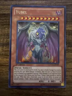 Yu-Gi-Oh Yubel LCGX-EN197 1st Edition Secret Rare Legendary GX LP - Image 2