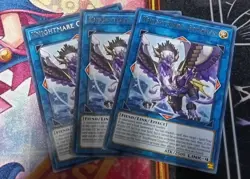 Yugioh 3x Knightmare Gryphon GEIM-EN041 1st Edition Rare - Image 2