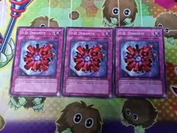 Yu-Gi-Oh! TCG 3x D.D. Dynamite Flaming Eternity FET-EN057 Unlimited Common - Image 2