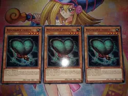 Yugioh - 3x TCG RESONANCE INSECT Set - 1st Edition NM - Image 3