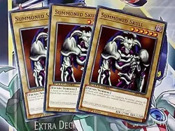 Yu-Gi-Oh 3x summoned skull Streets of battle city common - Image 3