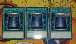 Yu-gi-oh! TCG 3x Book of Moon SBC1-ENI28 x3 COMMON YUGIOH! STAPLE SPELL SET NM - Image 3