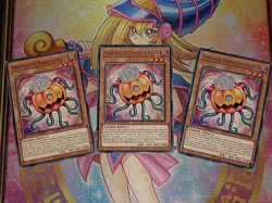 Yugioh - 3x Pumprincess the Princess of Ghosts - 1st Edition NM - Free Holo Card - Image 3