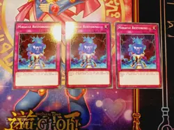 Yu-gi-oh! TCG 3x Miracle Restoring SBC1-ENA17 x3 COMMON YUGIOH! NM - Image 1