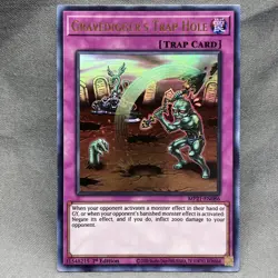 Yu-Gi-Oh! Gravedigger's Trap Hole MP21-EN086 1st Edition Ultra Rare NM - Image 3