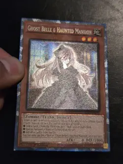 Yu-Gi-Oh! PRISMATIC COLLECTOR'S RARE (PCR) GHOST BELLE & HAUNTED MANSION 1ST NM - Image 7