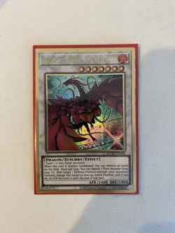 Yugioh Black Rose Dragon MGED-EN026 Gold Rare 1st Ed LP - Image 2