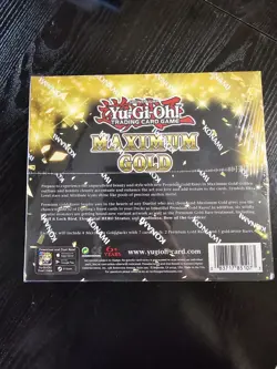 Yu-Gi-Oh! Maximum Gold Display Case 5 boxes of 4 packs Sealed 1st edition - Image 2