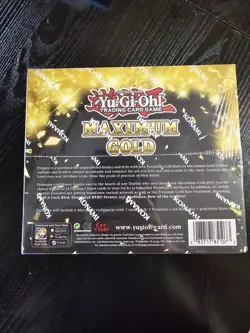 Yu-Gi-Oh! Maximum Gold Display Case 5 boxes of 4 packs Sealed 1st edition - Image 4