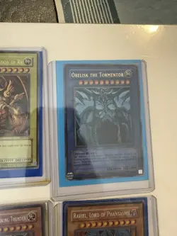 Yu-Gi-Oh Egyptian Gods Obelisk Slifer Ra Uria Raviel Hamon Full Set - Image 11