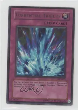 Torrential Tribute Unlimited YuGiOh Labyrinth of Nightmare #LON-025 2003 0l4h - Image 1