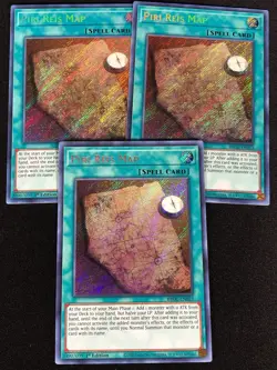 Yugioh Piri Reis Map BROL-EN023 1ST SECRET X3 (NM) - Image 1