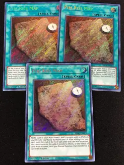 Yugioh Piri Reis Map BROL-EN023 1ST SECRET X3 (NM) - Image 2