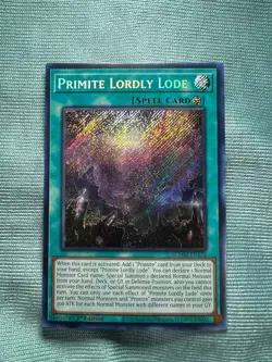 Yugioh! Primite Lordly Lode BLMM-EN172 Battles of Legend: Monster Mayhem S. Rare - Image 1
