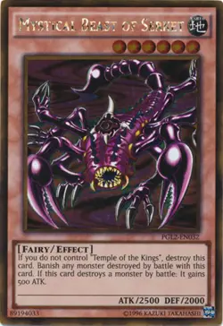 Mystical Beast of Serket - PGL2-EN032 - Gold Rare - Unlimited Edition NM YuGiOh! - Image 1