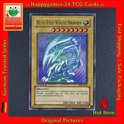 Blue-Eyes White Dragon - Ultra Rare - YuGiOh! Card TCG SDK-E001 /U33 - Image 1