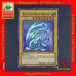 Blue-Eyes White Dragon - Ultra Rare - YuGiOh! Card TCG SDK-E001 /U33 - Image 17