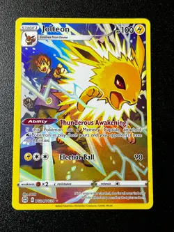 Jolteon TG04/TG30 - Brilliant Stars Trainer Gallery Blue Pokemon Card Holo NM (2 - Image 1