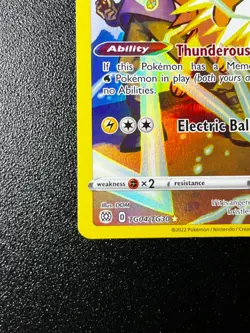 Jolteon TG04/TG30 - Brilliant Stars Trainer Gallery Blue Pokemon Card Holo NM (2 - Image 2