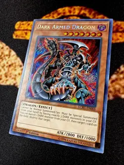 ðŸ”¥YUGIOH â€¢ DARK ARMED DRAGON â€¢ SECRET RARE â€¢ LCKC-EN068 â€¢ 1st EDITION â€¢ NMðŸ”¥ - Image 3