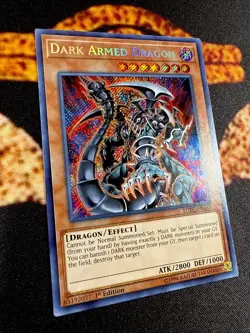 ðŸ”¥YUGIOH â€¢ DARK ARMED DRAGON â€¢ SECRET RARE â€¢ LCKC-EN068 â€¢ 1st EDITION â€¢ NMðŸ”¥ - Image 4