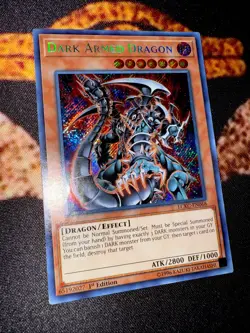 ðŸ”¥YUGIOH â€¢ DARK ARMED DRAGON â€¢ SECRET RARE â€¢ LCKC-EN068 â€¢ 1st EDITION â€¢ NMðŸ”¥ - Image 8