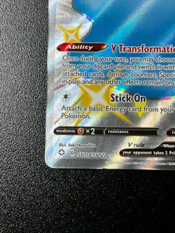 Ditto V SV118/SV122 - Shining Fates: Shiny Vault Full Art Holo Pokemon Card NM - Image 2