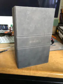 Stronghold 200+ Card Convertible Deck Box: Black GameGenic NICE! - Image 1