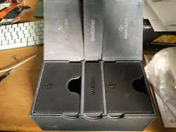 Stronghold 200+ Card Convertible Deck Box: Black GameGenic NICE! - Image 3