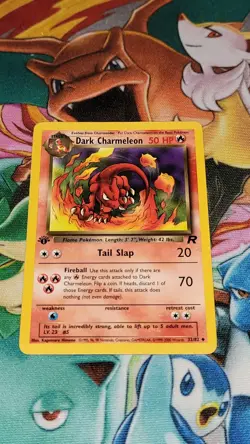 1st Edition Dark Charmeleon 32/82 Team Rocket Pokemon Card LP/NM - Image 1