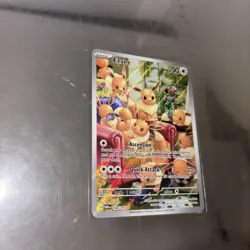 PokÃ©mon TCG Eevee Holo Card 188/167 Sv06 Twilight Masquerade MINT - Image 2